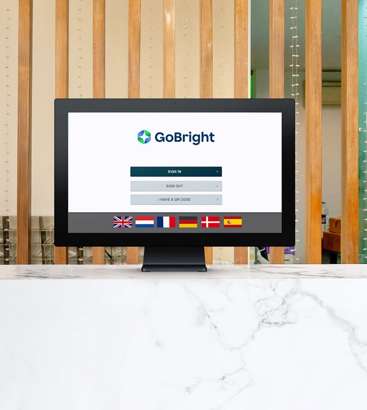 GoBright - Visitor Management - Self-Registration Upon Arrival