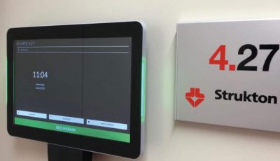 Strukton room booking - GoBright - Room Panel