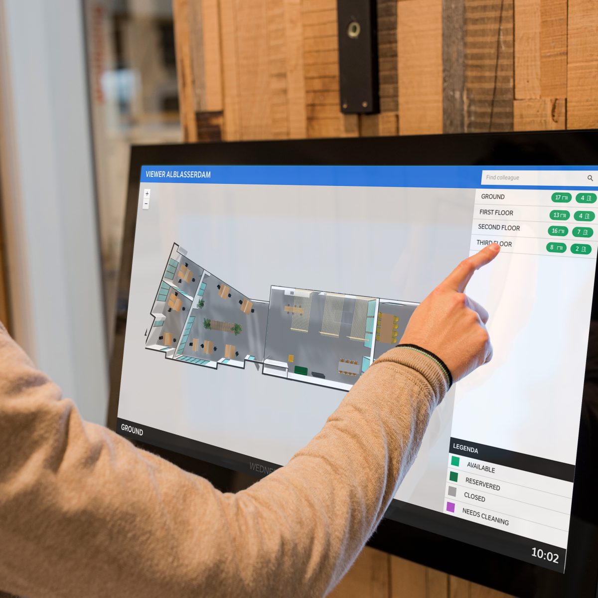 GoBright sale riunioni Prenotazione - Mappatura