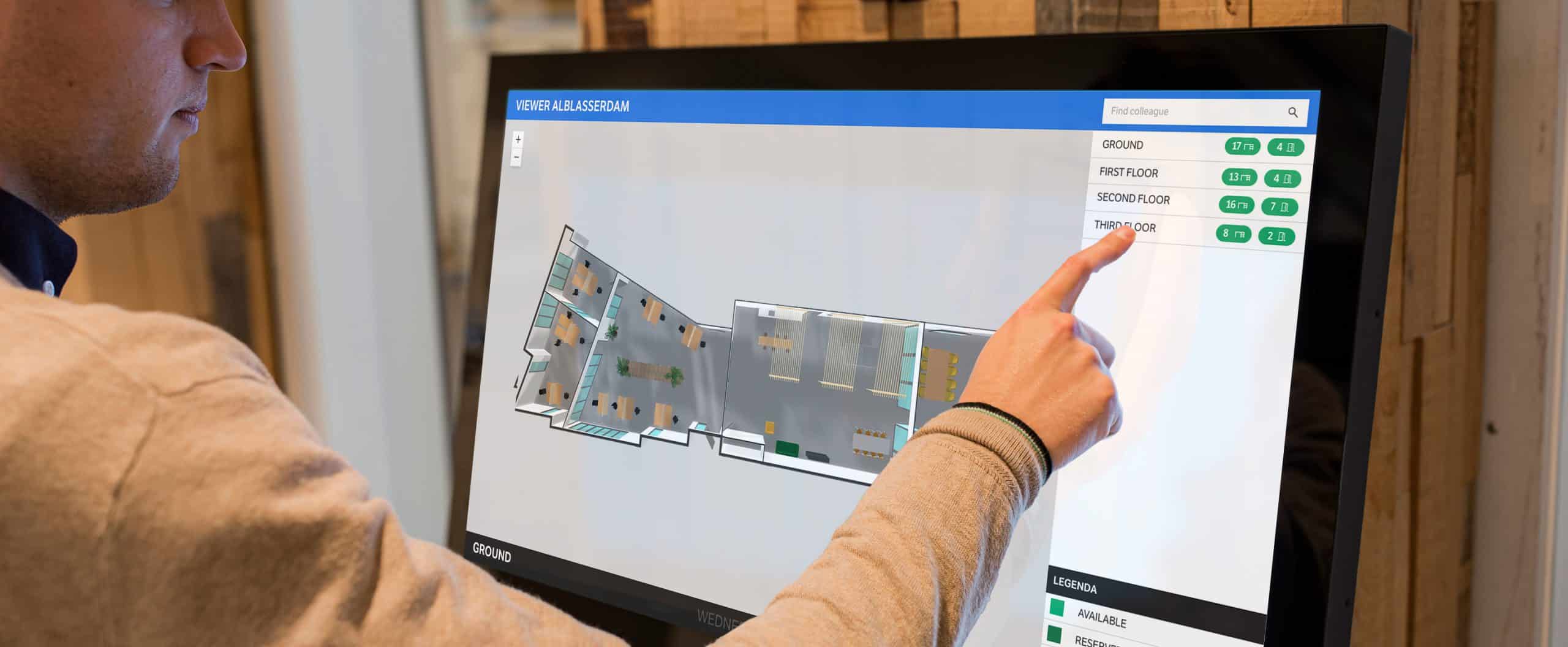 GoBright Desk Booking and Room Booking - Wayfinding