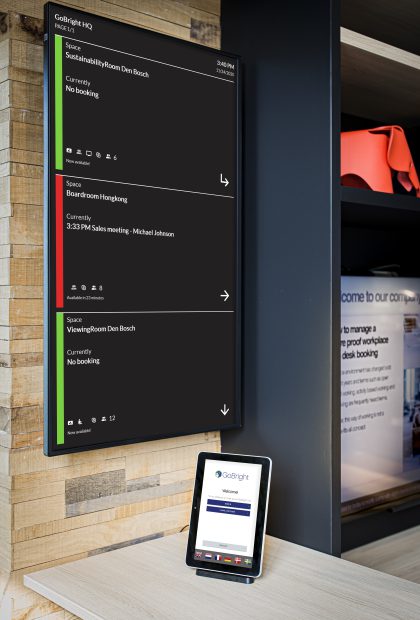 GoBright Desk Booking and Room Booking - Wayfinding