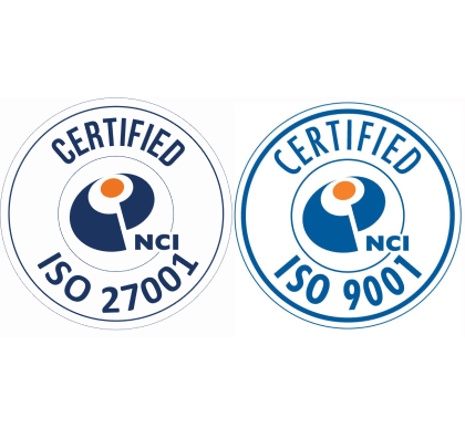 ISO 27001 and 9001 Certifications