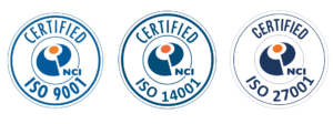 GoBright certifierat enligt ISO 9001, 14001 och 27001