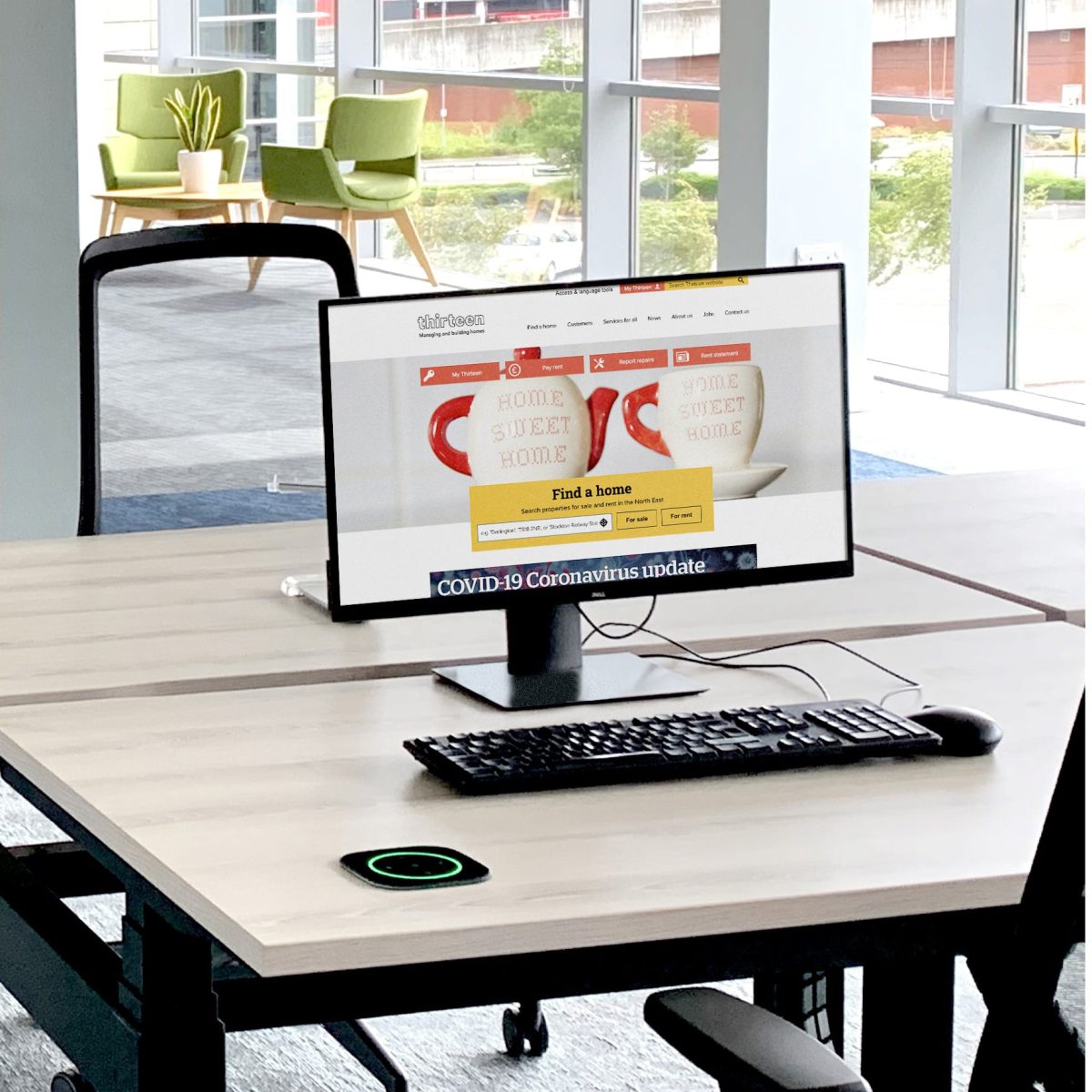 Thirteen Group - Desk Booking - GoBright Connect 1