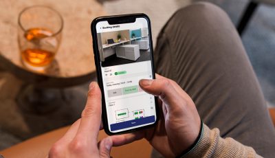 GoBright Desk Booking - Booking via Mobile App