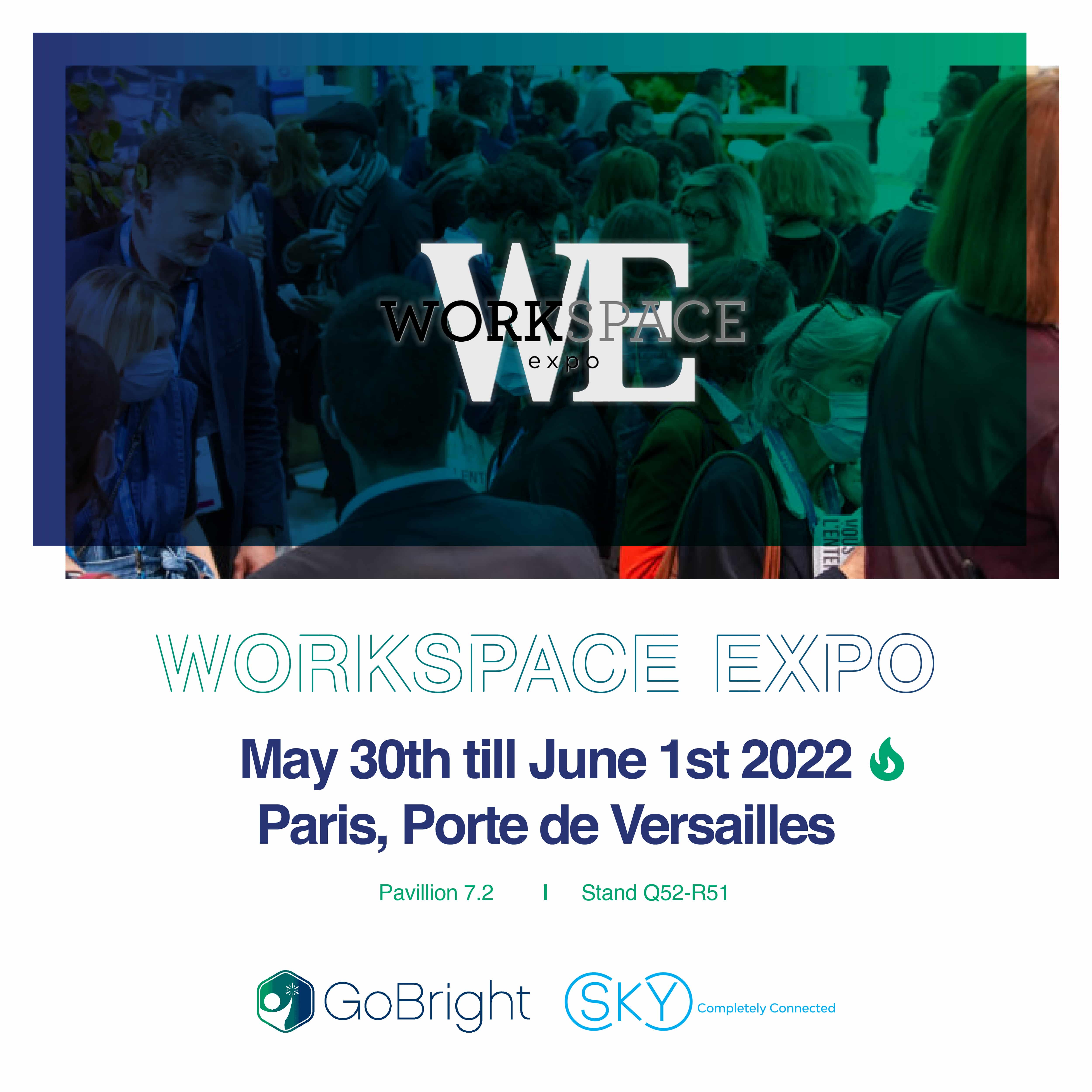 GoBright aux expositions Workspace Expo 2022 