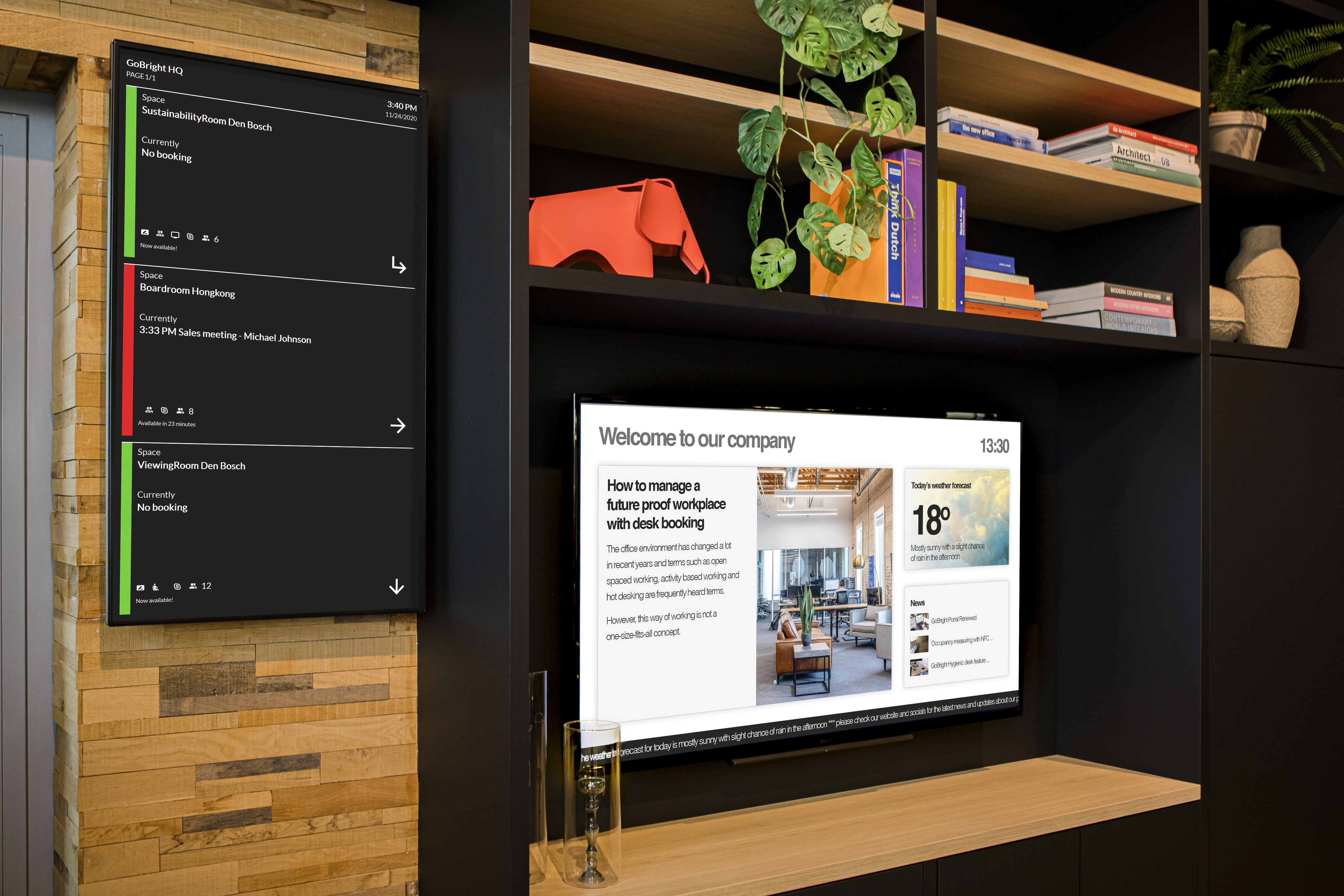 GoBright Digital Signage på Android-skärmar