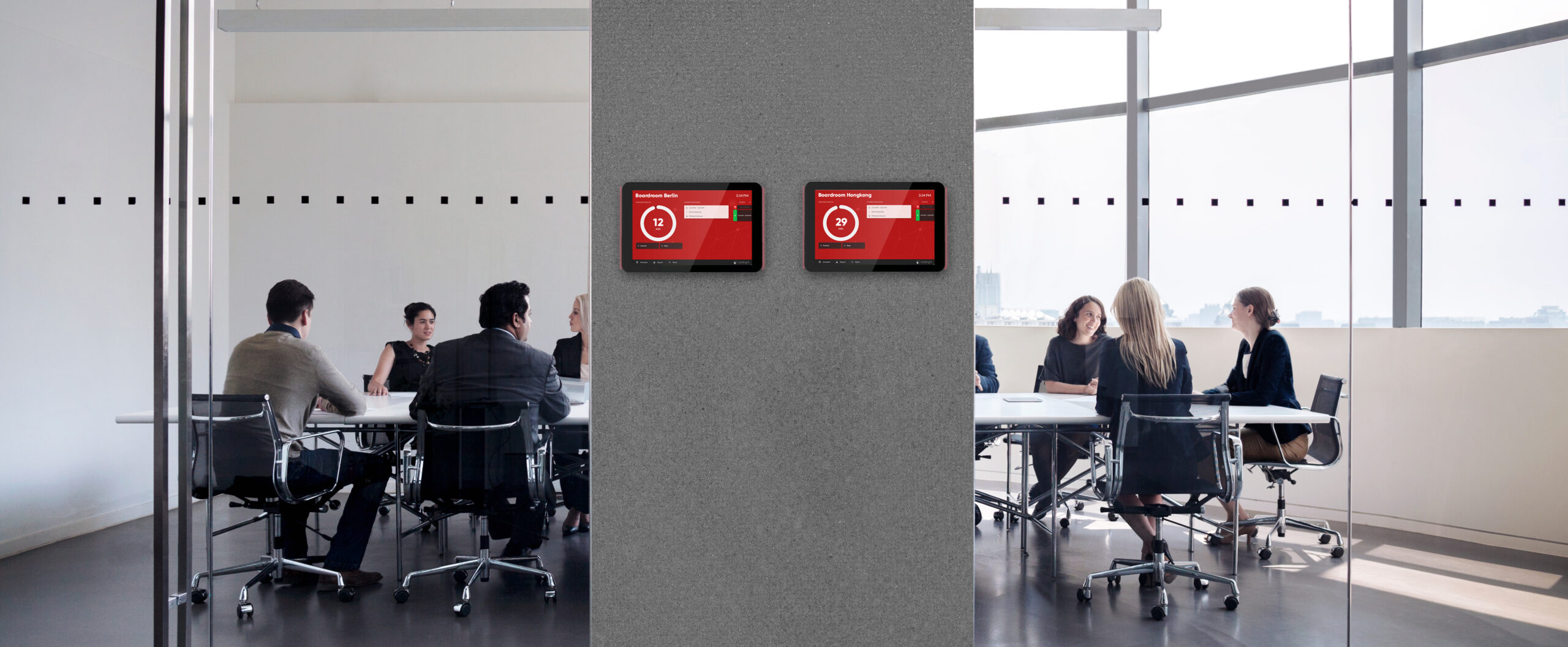 GoBright - Room Booking System - Room Panel