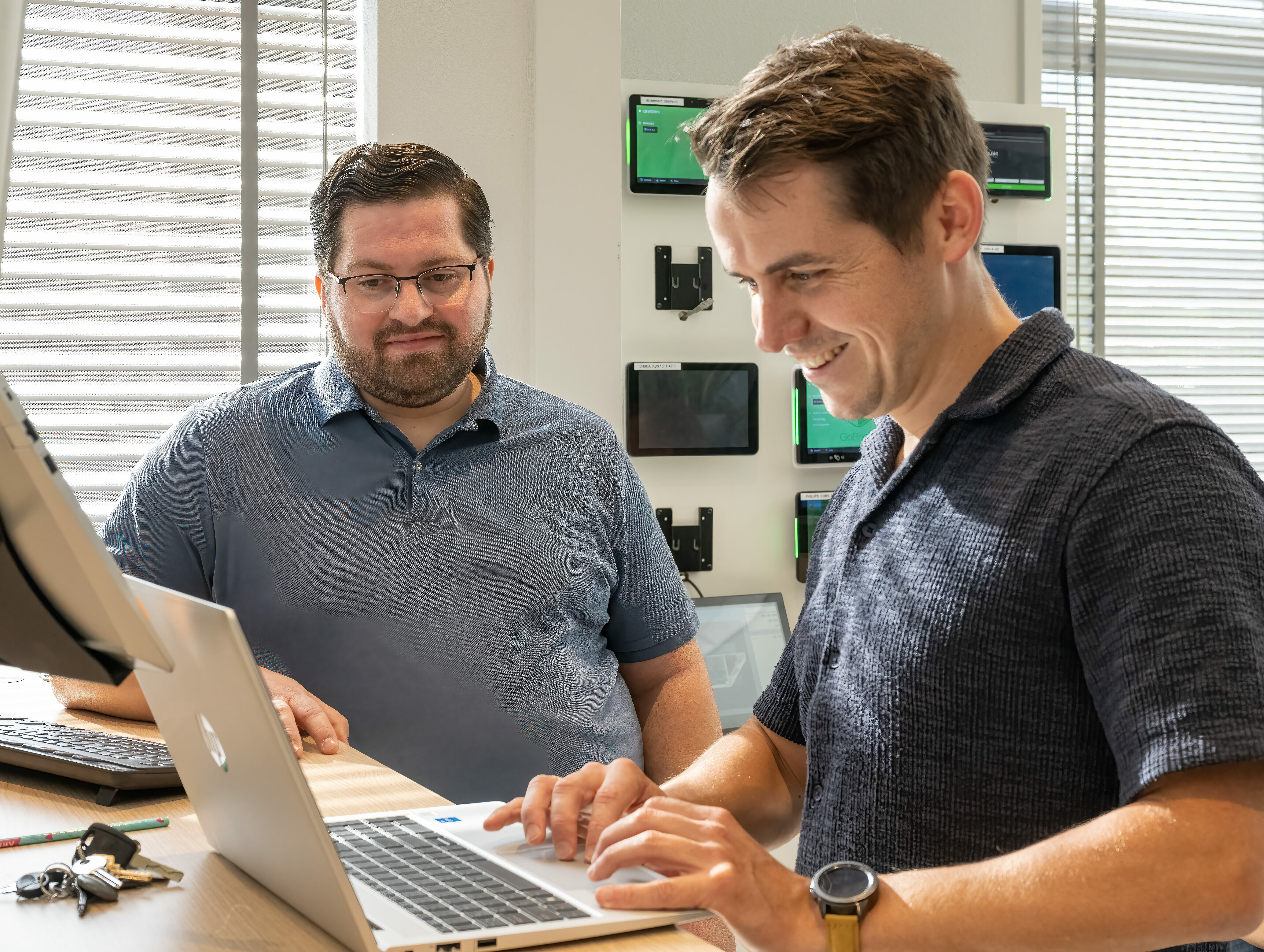 GoBright - Team picture - Gerco and Leander - Support and Development