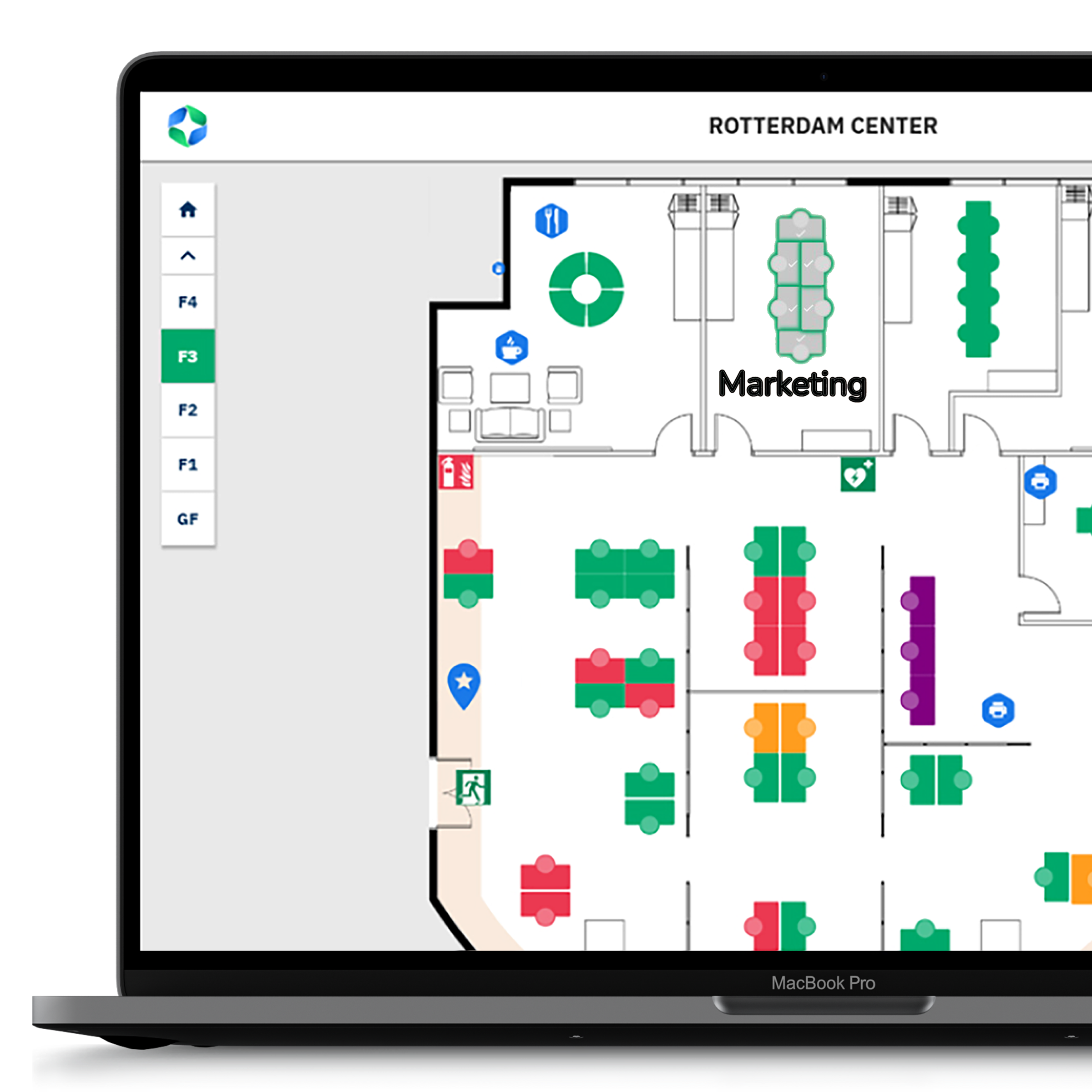 Zone Booking makes desk reservations simpler and more flexible. - GoBright
