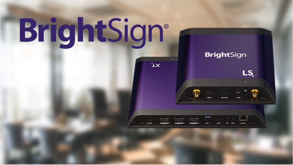 GoBright supports BrightSign Player for Digital Signage