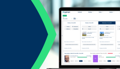 GoBright Amount of Days in the Office – weekly attendance overview in the Week Planner