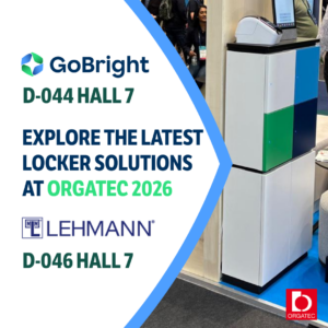 GoBright will show Lehmann lockers at the ORGATEC 2026