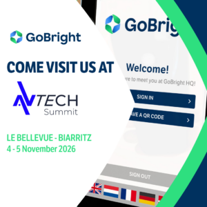 GoBright annonçant leur participation au sommet AVTECH 2026 à Biarritz
